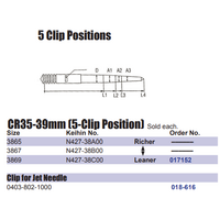 CR35-39mm  Special Carburetor Jet Needle (5-Clip Position) - 3869 - N427-38C00 - 017-152