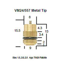 Mikuni needle and Seat VM24/557 1.5-2.0-2.5-VM28-TM24-Suzuki : 13370-30941-13370-29500-Yamaha 29L-14190-28